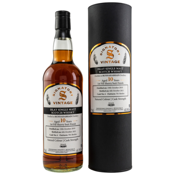 Bunnahabhain 2010/2021 Signatory Vintage Islay Single Malt Scotch Whisky