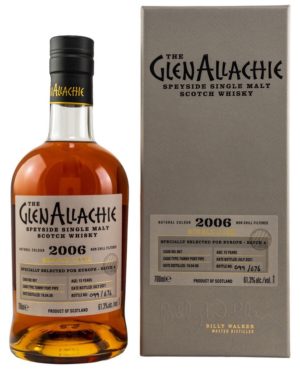 Tawny Port Pipe 2006/2021 The GlenAllachie Speyside Single Malt Scotch Whisky Specially Selected for Europe – Batch 4