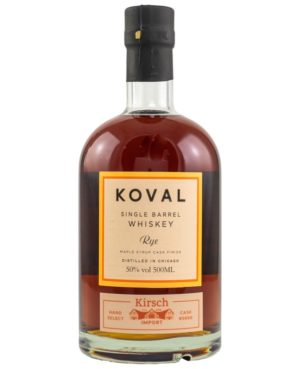 Single Barrel Rye Whiskey – Maple Syrup Finish Koval Distillery Limited Edition Hand Selected for Kirsch Import